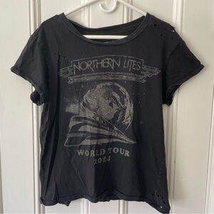 Current/Elliott Northern Lites distressed tshirt